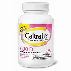 Caltrate Calcium Supplement with Vitamin D, 120 ea
