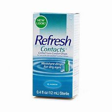 Refresh Contacts, Contact Lens Comfort Drops 0.4oz
