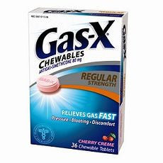 Gas-X Antigas Tablets, Cherry Creme 36 ea