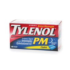 Tylenol Extra Strength PM Pain Reliever, Caplets
