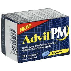 Advil PM Pain Reliever / Nighttime Sleep-Aid - OutpatientMD.com