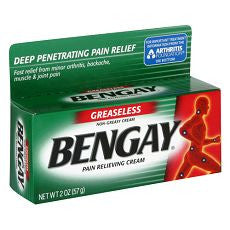 Bengay Greaseless Pain Relieving Cream 2oz