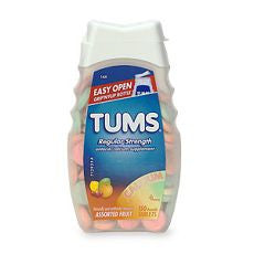 Tums Antacid/Calcium Supplement, Assorted Fruit