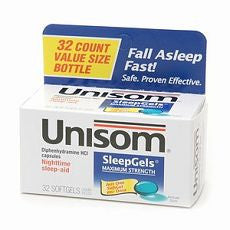 Unisom SleepGels, Maximimum Strength Softgels 32ea - OutpatientMD.com