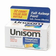 Unisom SleepGels, Maximimum Strength Softgels 32ea