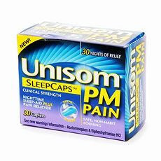 Unisom PM Pain SleepCaps 30 ea