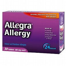 Allegra 24 Hour Allergy, Tablets 30 ea