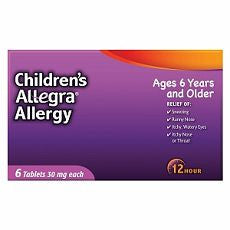 Allegra Children's 12 Hour Allergy, Tablets 6 ea - OutpatientMD.com