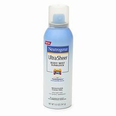 Neutrogena Sunblock, Ultra Sheer Body Mist SPF 70