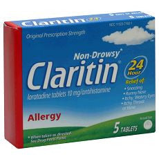 Claritin Non-Drowsy 24 Hour Allergy, 5 Tablets - OutpatientMD.com