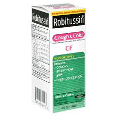 Robitussin Cf Cough & Cold 4Oz