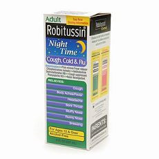 Robitussin Nighttime Cough, Cold & Flu 8 oz
