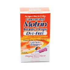 Motrin Infants' Ibuprofen Oral Suspension Dye-Free - OutpatientMD.com