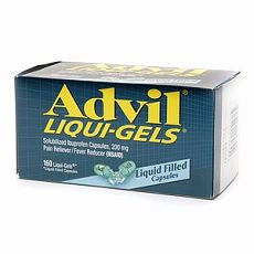 Advil Ibuprofen Capsules, 200mg, Liquid Gels 160's