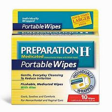 Preparation H Hemorrhoidal Wipes, Maximum Strength