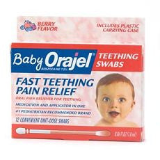 Orajel - Baby Fast Teething Pain Relief, Swabs