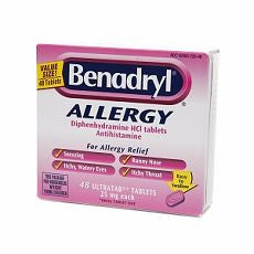 Benadryl Allergy Relief, Ultratab Tablets 48 ea - OutpatientMD.com
