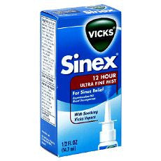 Vicks Sinex 12 Hour Ultra Fine Mist 0.5 oz