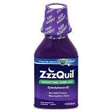 ZzzQuil Nighttime Sleep-Aid Liquid, Warming Berry