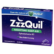 ZzzQuil Nighttime Sleep-Aid LiquiCaps 24 ea