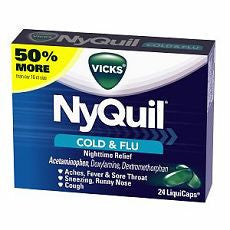 Nyquil Cold & Flu Liquicaps 24's