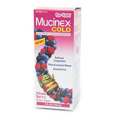 Mucinex for Kids Cold, Mixed Berry 4oz