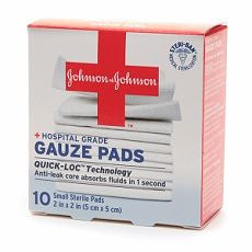 Johnson & Johnson Hospital Grade Gauze Pads, Small