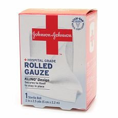 Johnson & Johnson Hospital Grade Rolled Gauze, 2in - OutpatientMD.com
