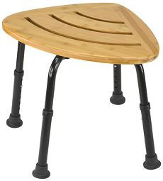 Shower Seat Corner Bamboo
