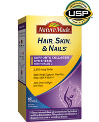 Nature Made Hair, Skin, and Nails SoftGels 60 count