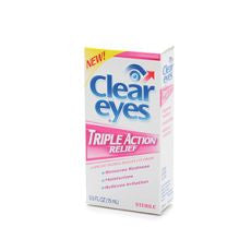 Clear eyes Triple Action Relief 0.5 fl oz (15 ml) - OutpatientMD.com