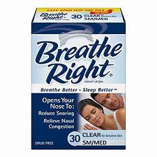 Breathe Right Nasal Strips, Small/Medium, Clear 30 - OutpatientMD.com