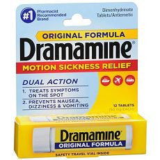 Dramamine Motion Sickness Relief, Tablets 12 ea - OutpatientMD.com