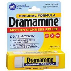 Dramamine Motion Sickness Relief, Tablets 12 ea