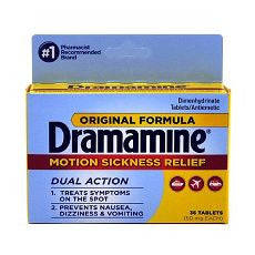 Dramamine Original Formula Tablets 36 ea - OutpatientMD.com