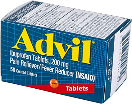 Advil 200 mg Coated Tablets 50's