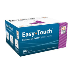 EasyTouch Pressure-Activated Safety Lancets 28G - 100/BX