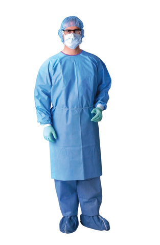 Isolation Gown, Level 2, Blue, 100