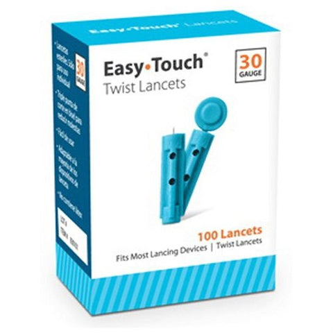 EasyTouch® Twist Lancets 30G, 100 per box