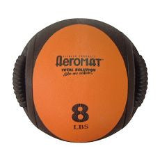 Medicine Ball 8LB Dual Grip Orange - OutpatientMD.com
