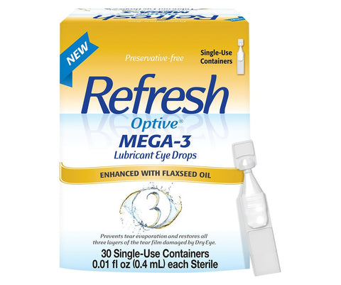 Refresh Optive Mega-3 Eye Drops Preservative Free 30.0 ea