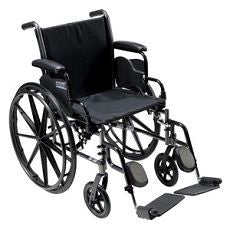 Wheelchair Sport 18" with Elevating Leg Rests - OutpatientMD.com