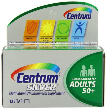 Centrum Silver Multivitamin/Multimineral 125 ea - OutpatientMD.com