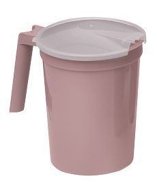 PITCHER WITH HANDLE AND LID, - 1 ea