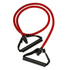 Resistance Band Medium Red with Handles