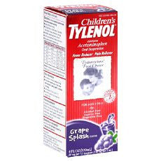 Tylenol Children's Oral Suspension 4oz Grape - OutpatientMD.com